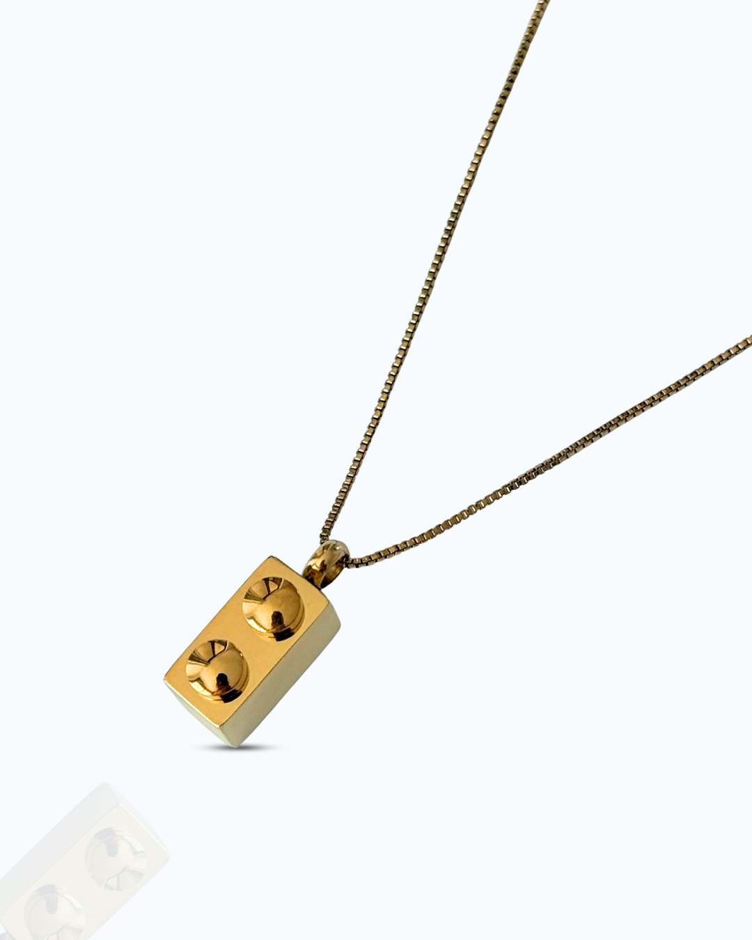 Nova Block Pendant Necklace