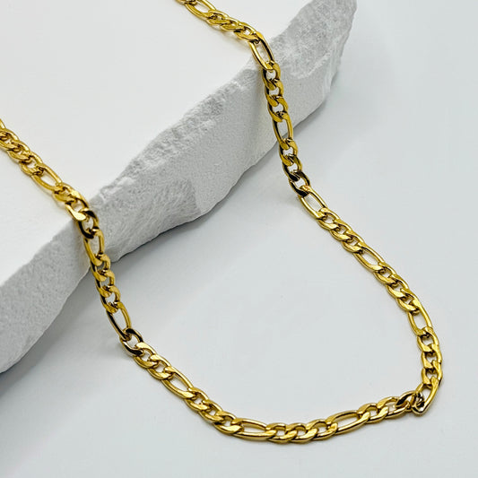Gold Plated High Quality Affordable Necklace, Front Side