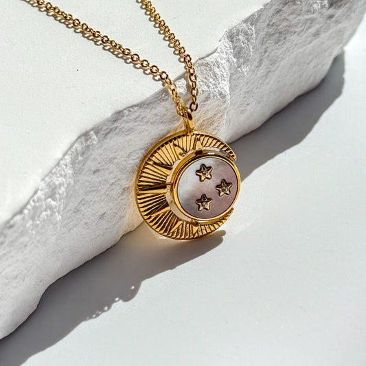 Gold Plated High Quality Affordable Necklace, Front Side